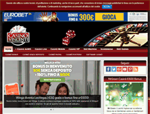 Tablet Screenshot of casinovincenti.net